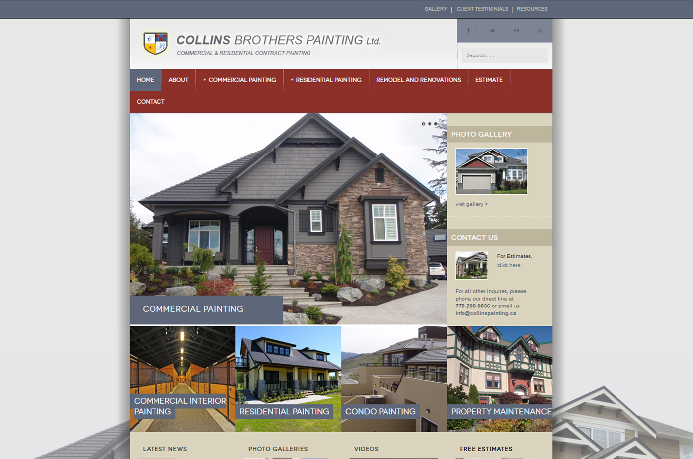 Colins Brothers Painting Website
